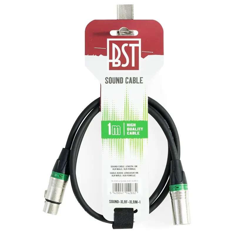 Cablu Xlr-Xlr 1m Profesional mama-tata 18-5591 27574                                                                                                                                                    