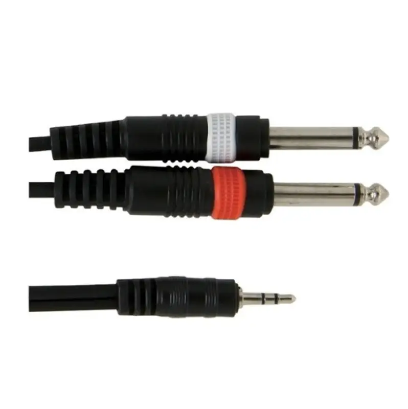 190120 cablu jk3.5-2xjk6.3 1.5ml  stereo-mono basic 32218   