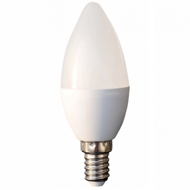 Bec Led E27 7w 6000k lumanare mat LEDLC-C377E27-WL 43224                                                                                                                                                