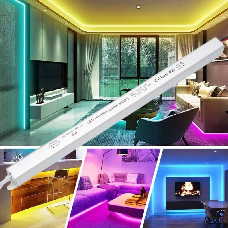 Sursa alimentare 12V/5A 60W Ultra slim 7e080.48917                                                                                                           