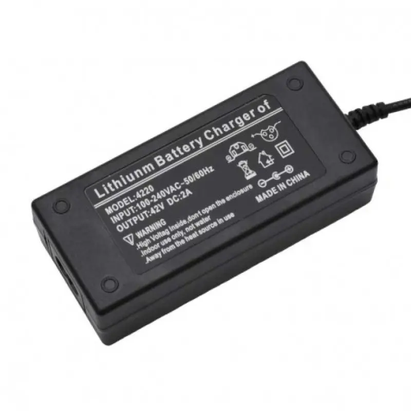 Incarcator acumulator Li-Ion 42V-2A mufa GX12/3pin 7h056 42408                                                                                                                                          