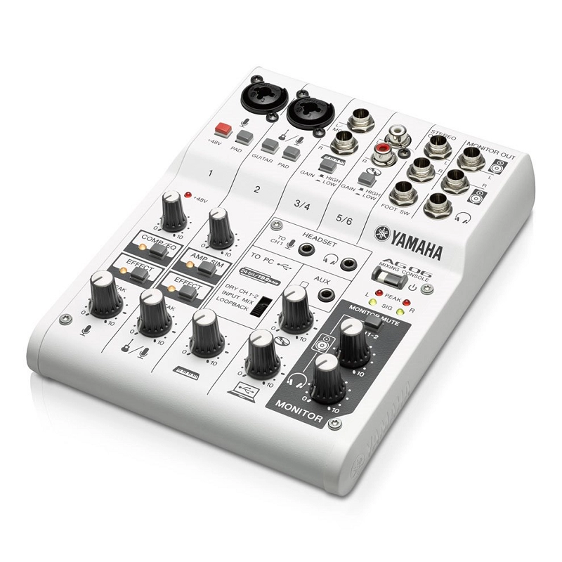 Mixer audio 4canale AG06 Yamaha * 46544                                                                                                                                                                 