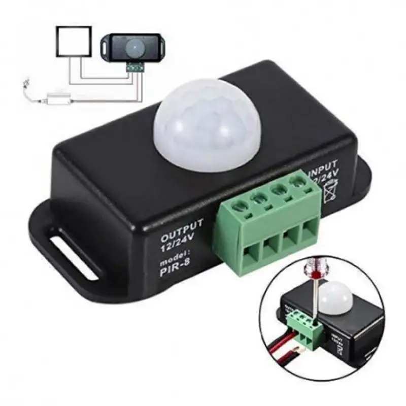 Senzor pir-8 comutator 12-24v/8a alx-14l014 48038