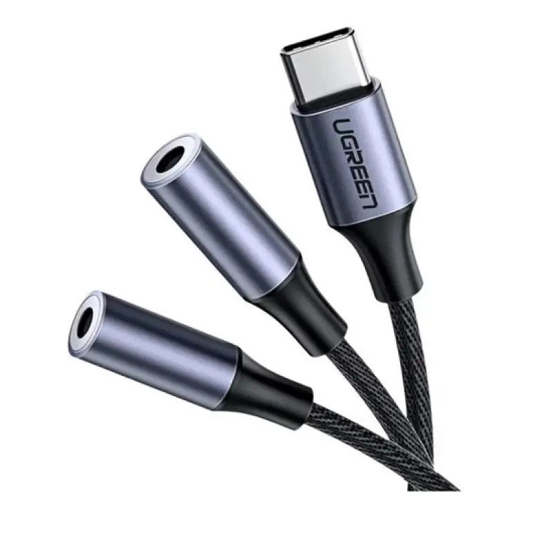 Cablu UsbC-2xJk3.5mm 25cm AV144 47667                                                                                                                                                                   