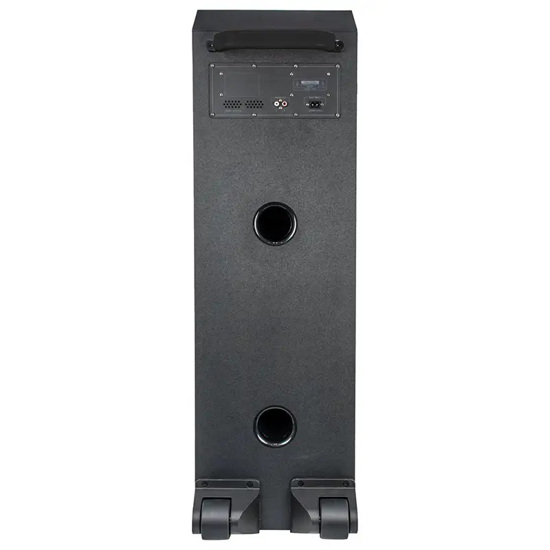 Boxa portabila 2X10''/25cm Bluetooth/AUX/USB , 2 microfoane wireless UHF , BOMBMASTER