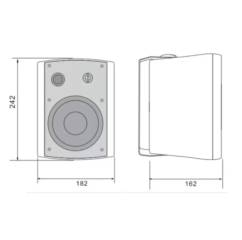 Boxa PA CKS BPA-530N negru 30-15-7.5-3.8w/100v-8ohm  47192                                                                                                                                              