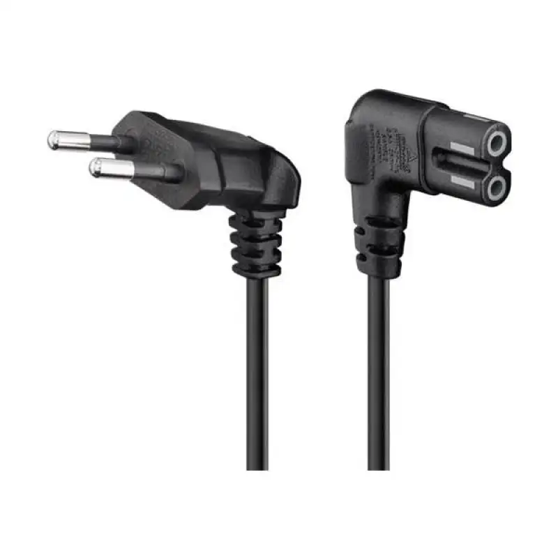 Cablu alimentare TV /cas 2m conectorii cotiti cable-pw-cee7-iec7-2.00.48667                                                                                                                             