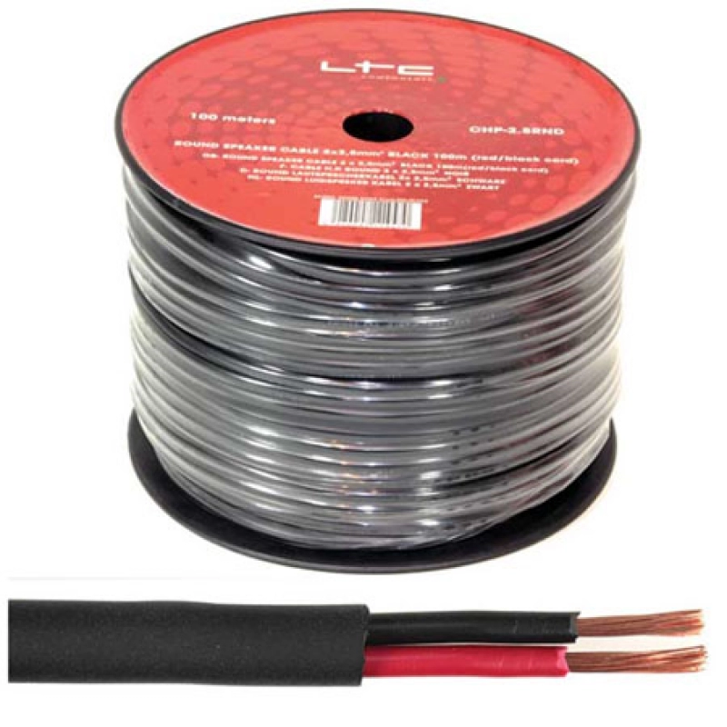 Cablu difuzor rotund LTC 2x2.5mm cauciucat CHP2.5RND 40566