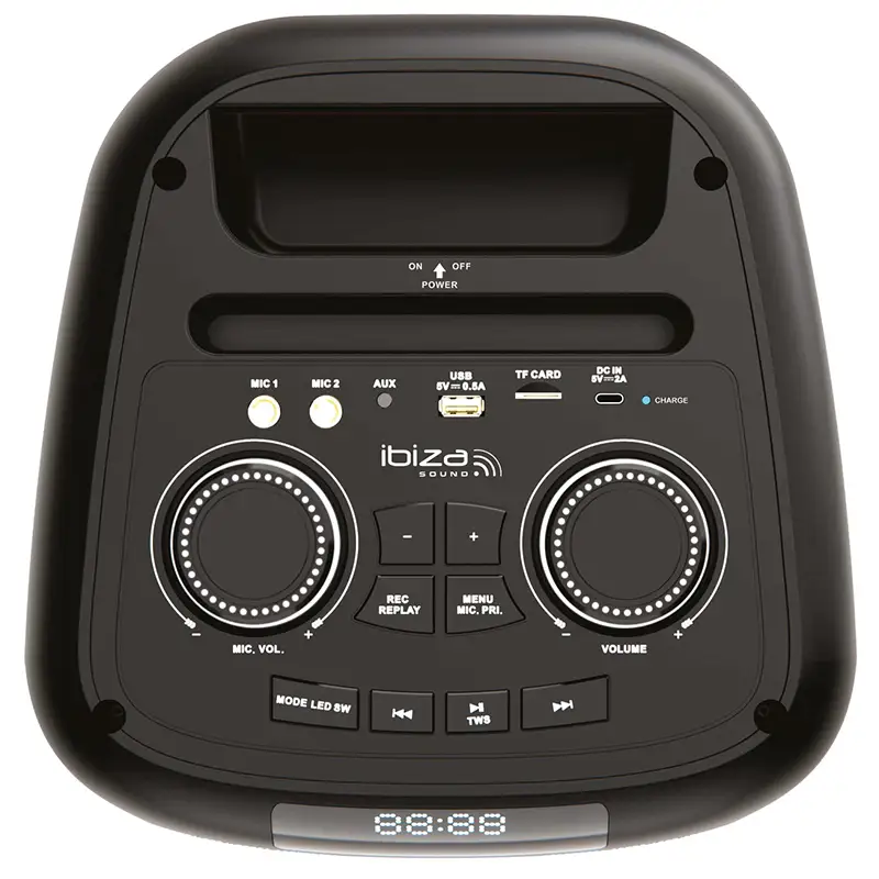 BOXA PORTABILA 2X8"/20CM 200W RMS CU USB/SD/BLUETOOTH  COLUMBA700