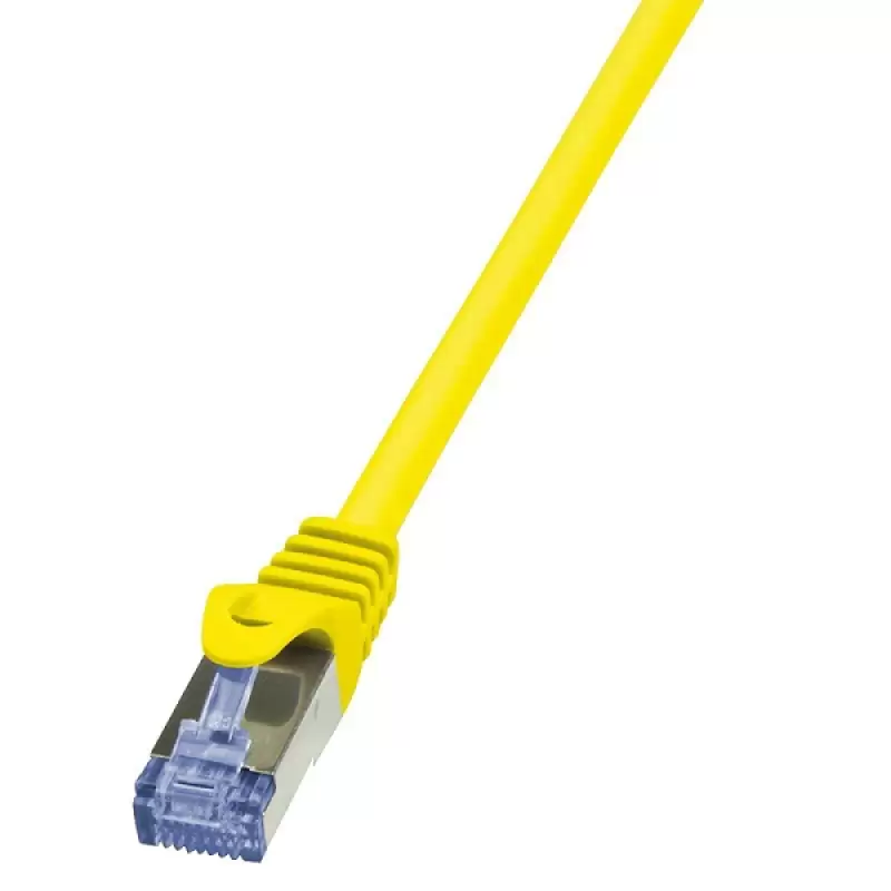 CQ3017S Patchcord  S/FTP cat6  0.25m cupru galben  47096                                                                                                                                                