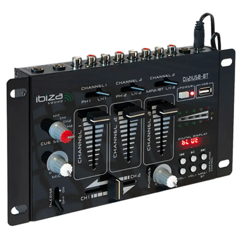 MIXER USB DJ-21USB CU FUNCTIE BLUETOOTH