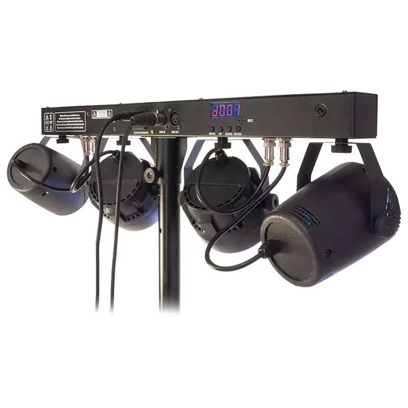 Set 4 lumini cu trepied si telecomanda DJLIGHT85LED