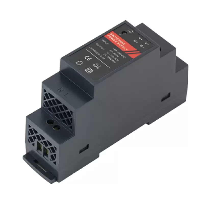 Sursa alimentare 12v/2a cu Backup DR12024-01B cu prindere pe sina DIN * 47388                                                                                                                           