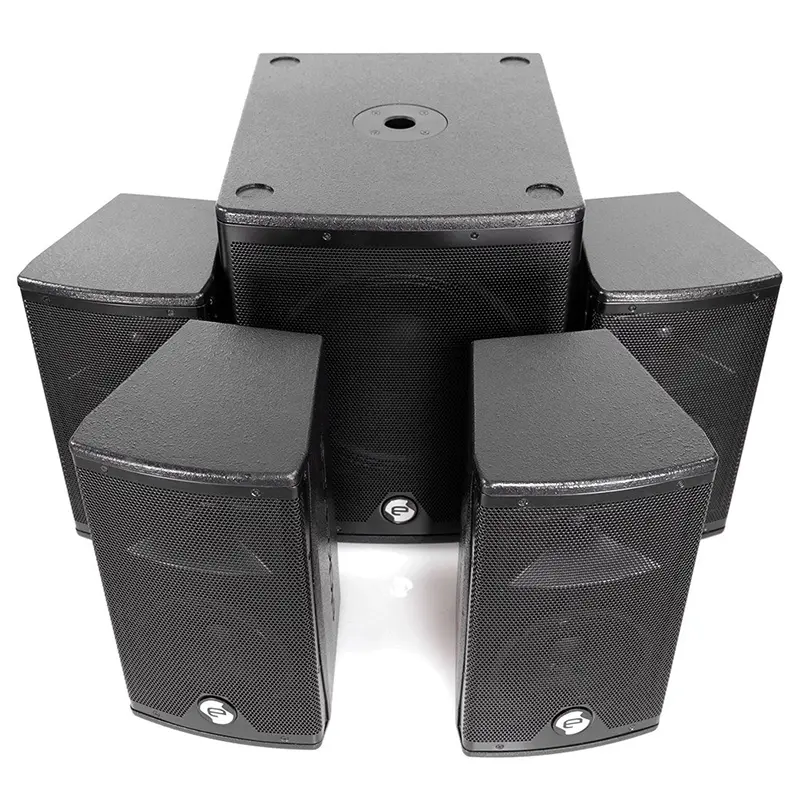 SISTEM 1 SUBWOOFER ACTIV 270W + 4 SATELITI 12"/30CM 80WX4