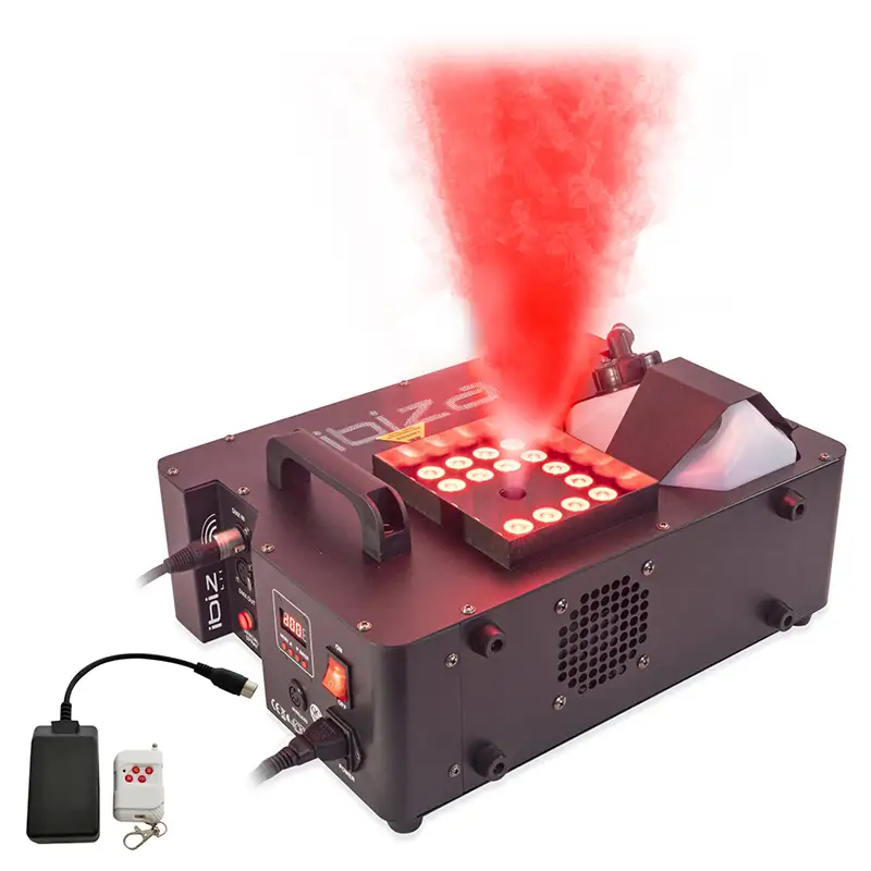 Masina profesionala de  fum 1500W cu efect LED RGB 24X3W  ERUPTION-1500