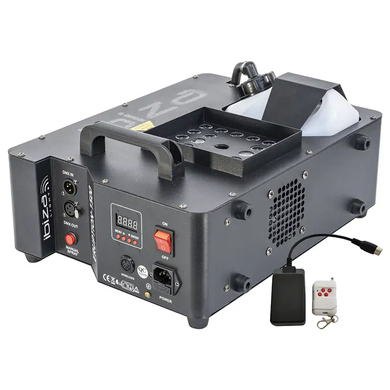 Masina profesionala de  fum 1500W cu efect LED RGB 24X3W  ERUPTION-1500