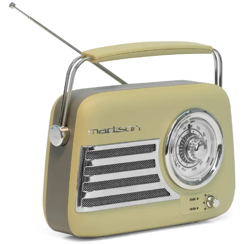 Radio FM portabil cu Bluetooth /aux Freesound40 verde  47636                                                                                                                                            