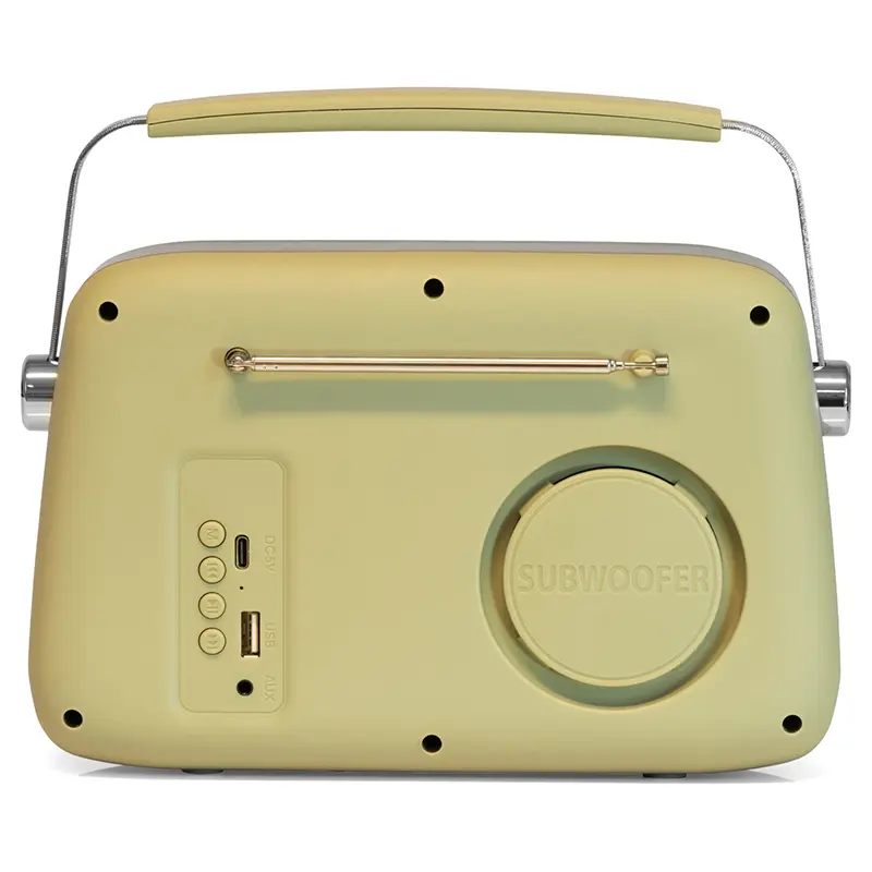 Radio FM portabil cu Bluetooth /aux Freesound40 verde  47636                                                                                                                                            
