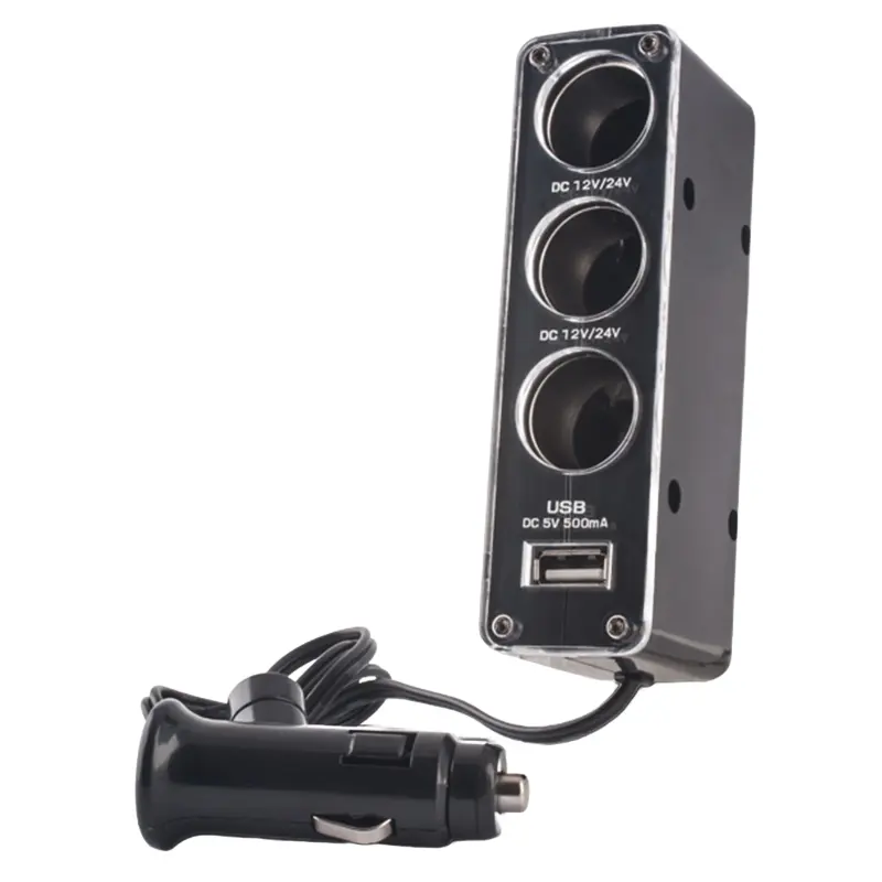 Adaptor priza auto 3 in 1 + Usb gsm001530 40350                                                                                                                                                         