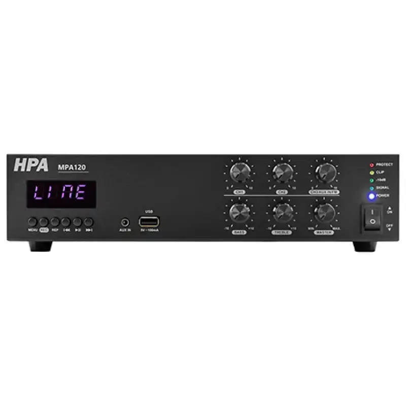 Amplificator PA Linie 110v/120w Bluetoth,USB hpampa120.48602