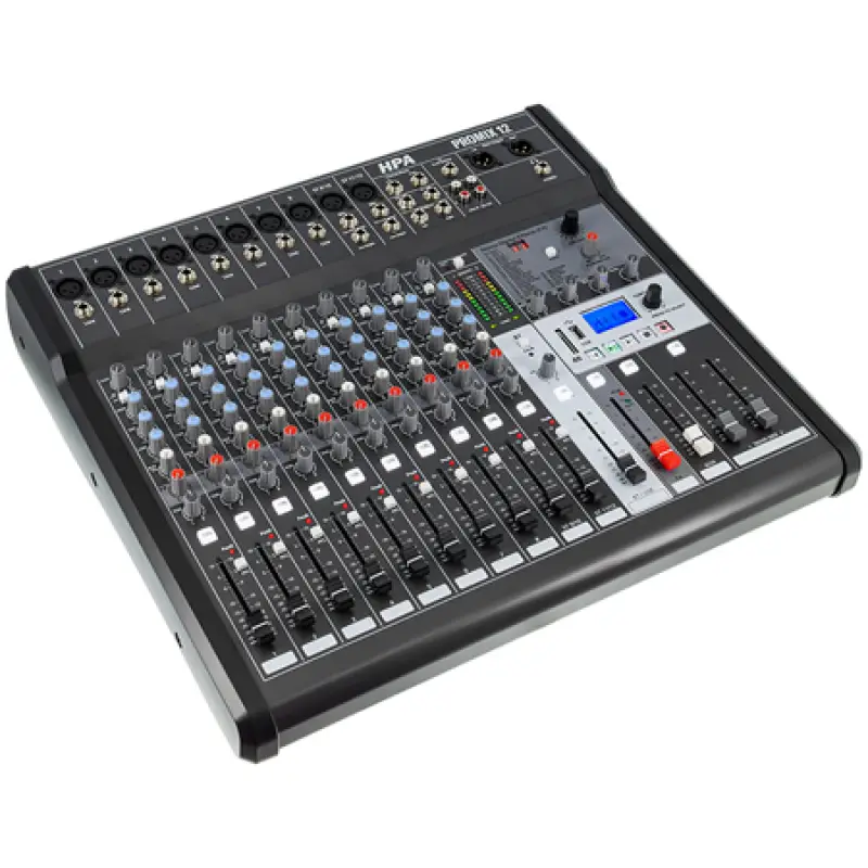 MIXER DIGITAL 12 CANALE 48V BT/USB/SD   HPAPROMIX12