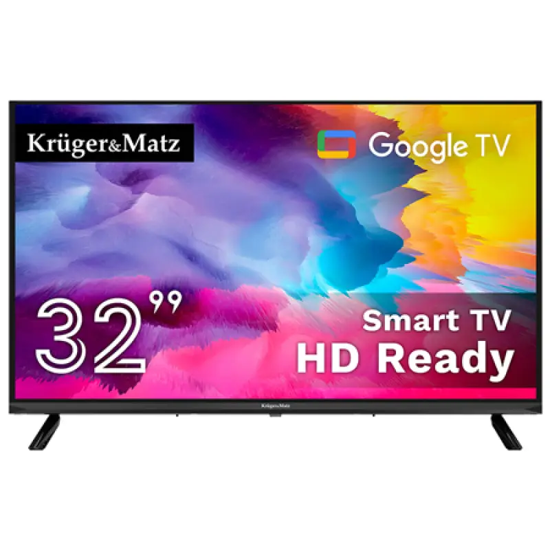 GOOGLE SMART TV 32 INCH 81CM H265 HEVC KRUGER&MATZ   KM0232-SA