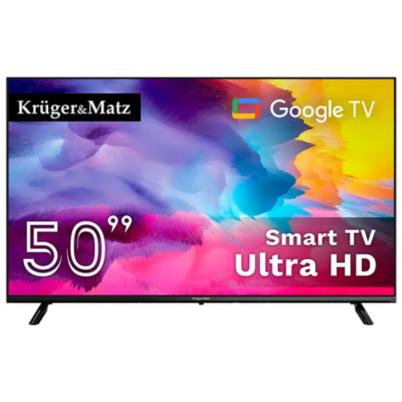 GOOGLE SMART TV 50 INCH 126CM ULTRAHD 4K KRUGER&MATZ KM0250UHD-SA