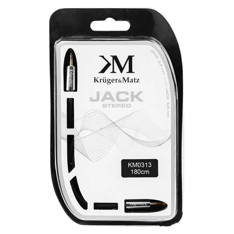 KM0313 cablu JK3.5-JK3.5 1.8m (t-t)  46679                                                                                                                                                              