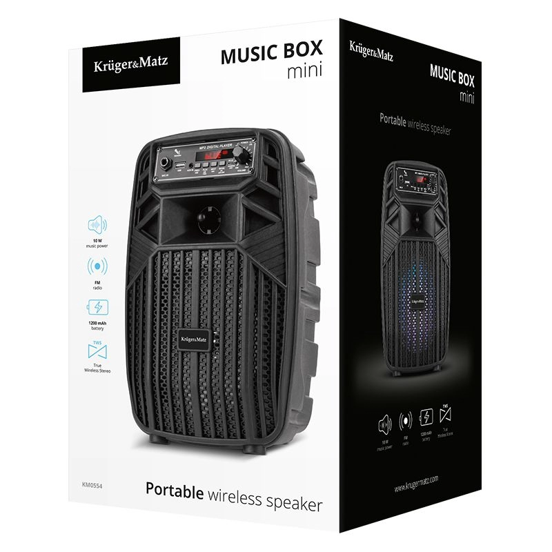 KM0554 boxa portabila wireles Mp3/mUsb/BT/mic/FM 44962