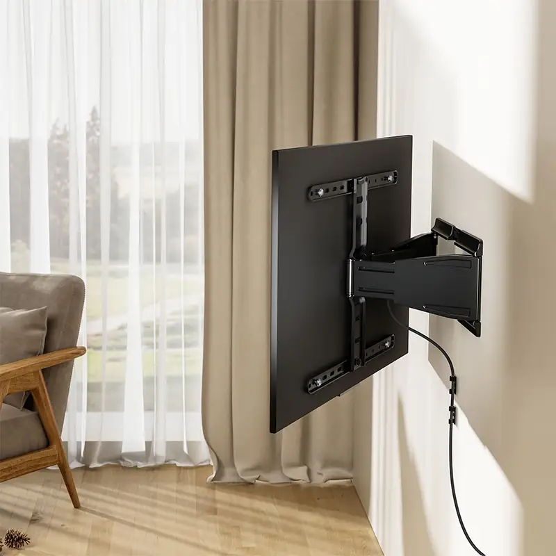 Suport TV de perete Ultra Slim 40"-90" (100cm-225cm) 50Kg Negru  KM1308.48692                                                                                                                           