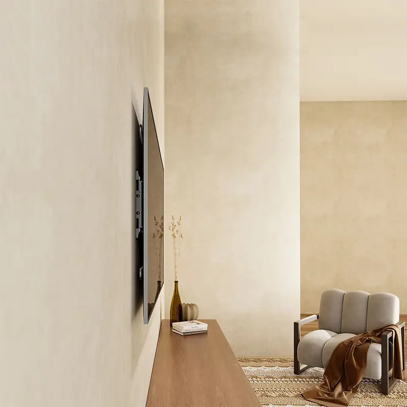 Suport TV de perete Ultra Slim 40"-90" (100cm-225cm) 50Kg Negru  KM1308.48692                                                                                                                           