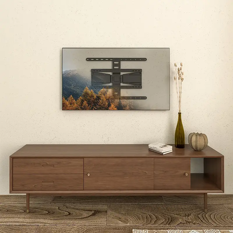 Suport TV de perete Ultra Slim 40"-90" (100cm-225cm) 50Kg Negru  KM1308.48692                                                                                                                           