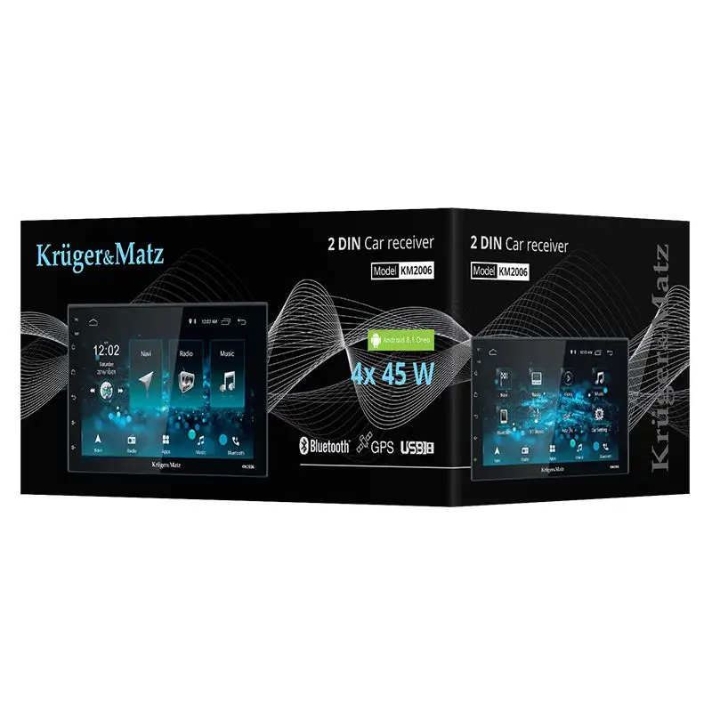 Player auto 2 DIN Android 10 KRUGER&MATZ KM2006