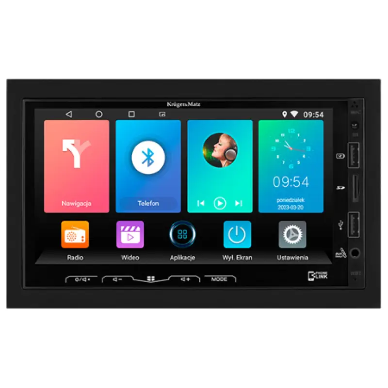 Player auto 2 DIN 4X45W Android 13 KRUGER&MATZ KM2008.1