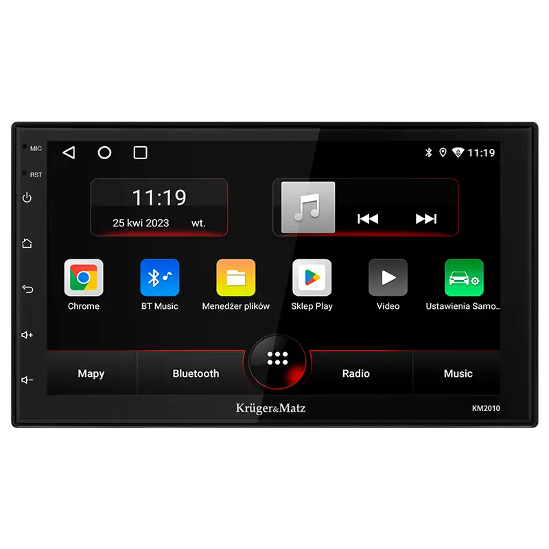 Radio Player 2 DIN carplay/android auto Kruger KM2010.48992                                                                                                  