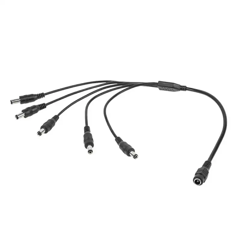 Cablu distributie alimentare  DC 2.1/5.5 1x mama -5x tata KPO2918 1in-5out 42187                                                                                                                        