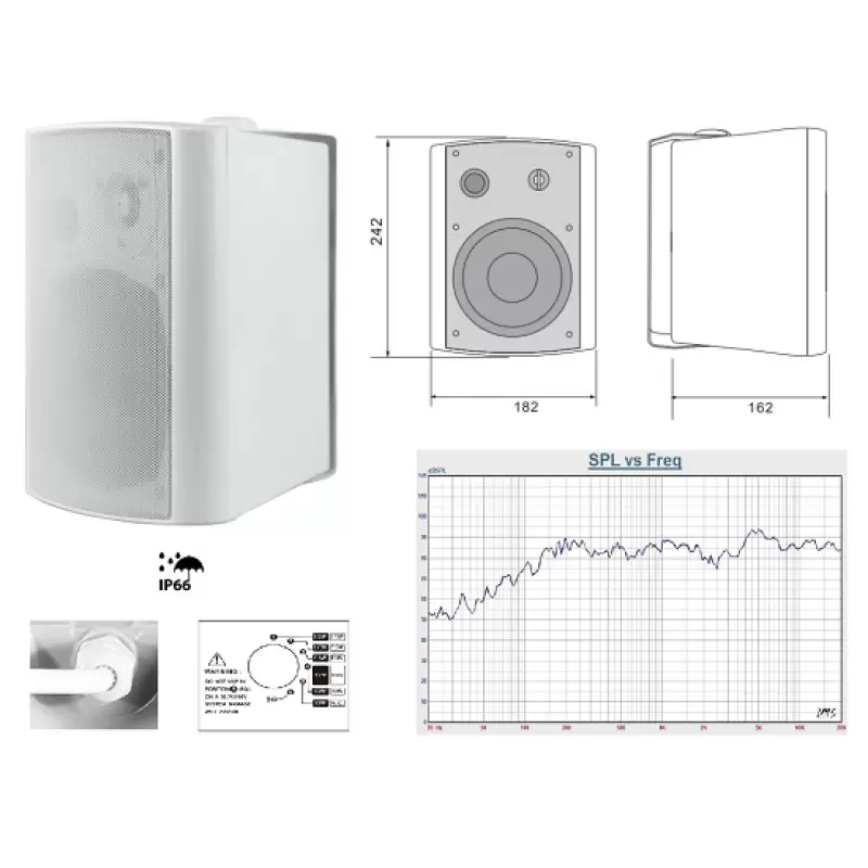 KWO-530A Boxa PA de exterior ip65 46914                                                                                                                                                                 