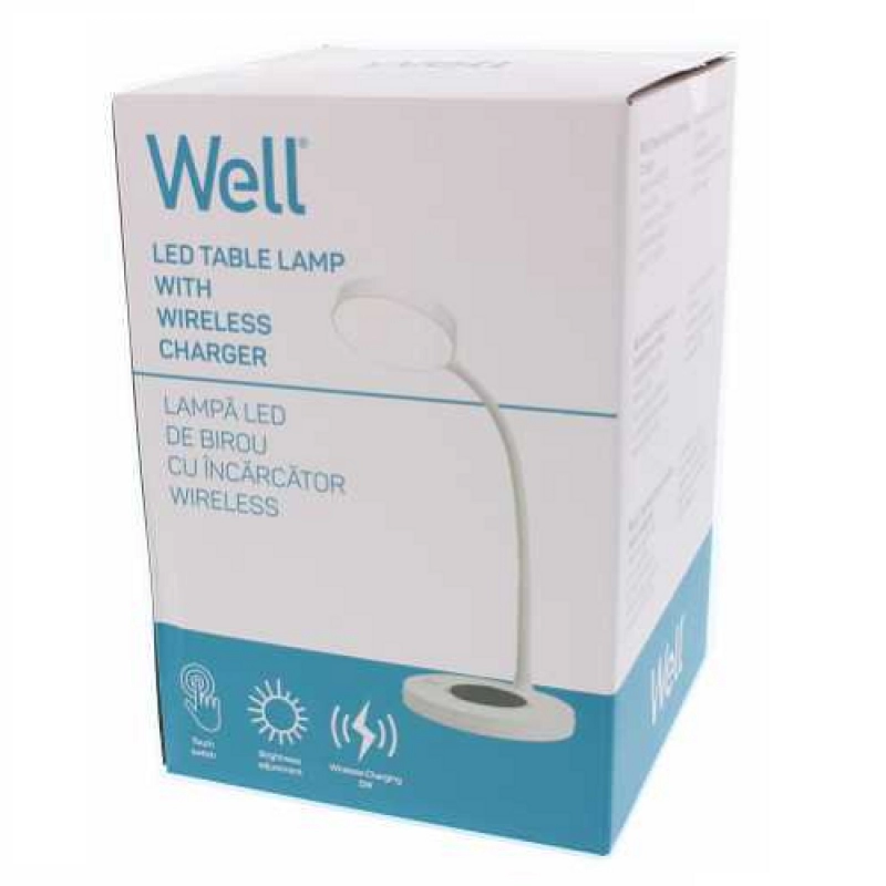 LAMP-TABLE-LW03 lampa cu led +charger wireles 44408
