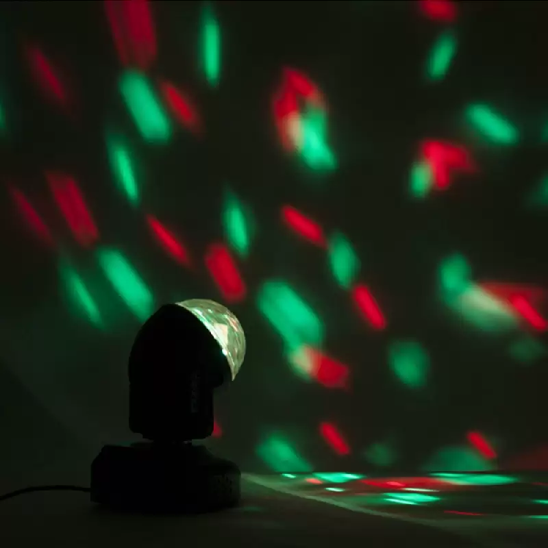 Mini Moving Head Led RGB 6 led x 3w Ibiza LMH-ASTRO 47186