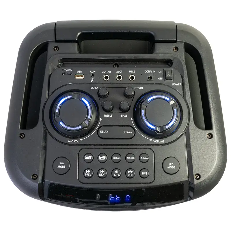 Boxa portabila cu efecte LED 12"/30cm TWS/ BT/USB/AUX//MSD MOBILE800
