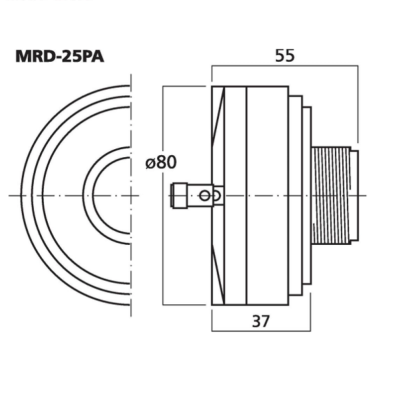 MRD-80PA  tweeter PA  60w/8omi  35186                                                                                                                                                                   