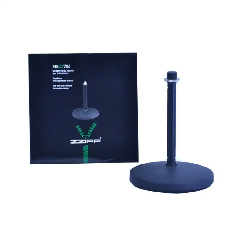 Stativ microfon de masa cu baza rotunda h 160mm ZZIPP MSZZ706.48360                                                                                                                                     