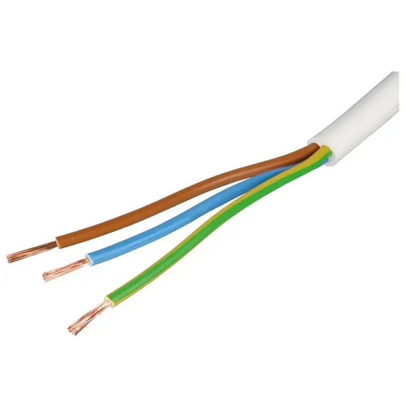 Cablu electric 3x2.5mm myym alb  44412                                                                                                                                                                  