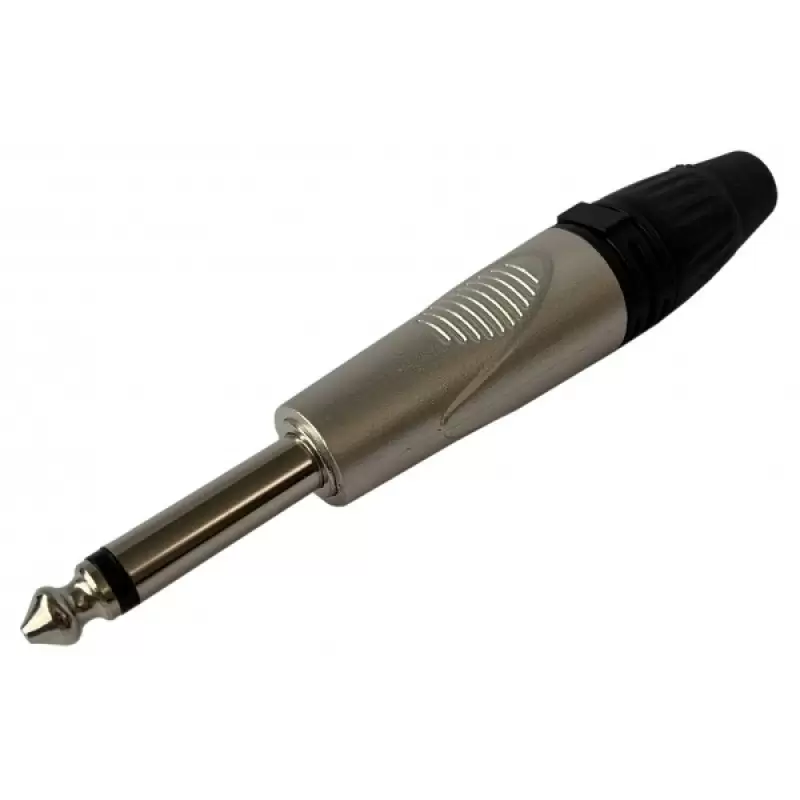 Conector Jack 6.3mm ,mono ZZIPP NJZZ001B negru * 47461                                                                                                                                                  