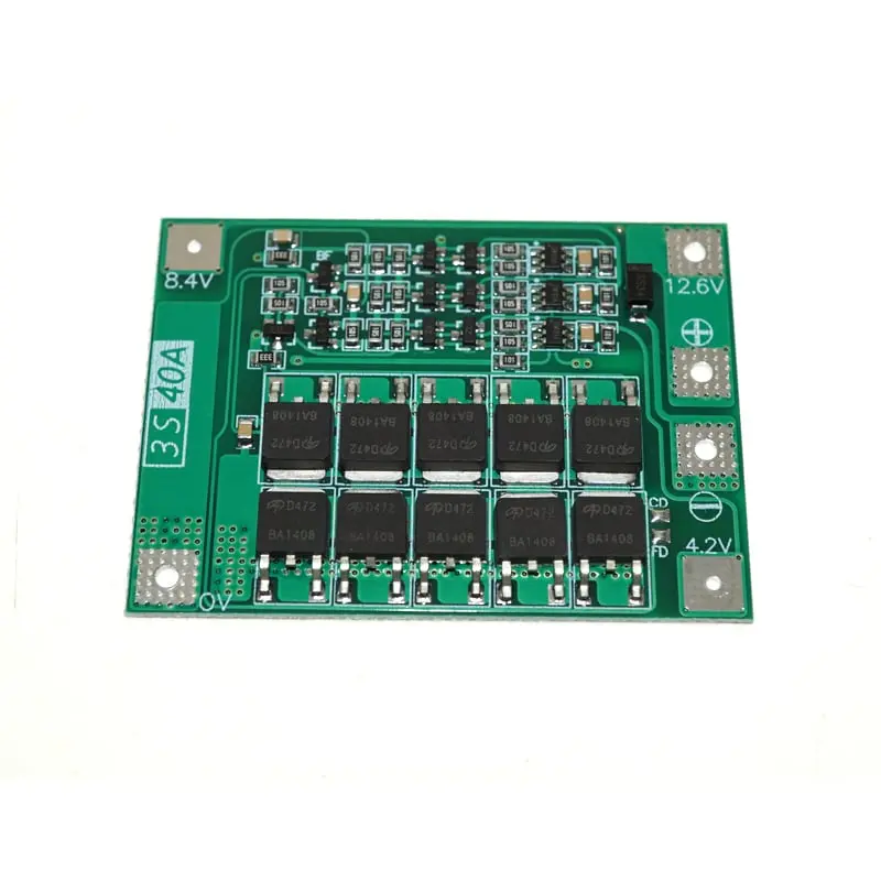 Protectie BMS pentru 3 acc li-ion 18650 3S 40A 101 oky3399-4 39924                                                                                                                                      