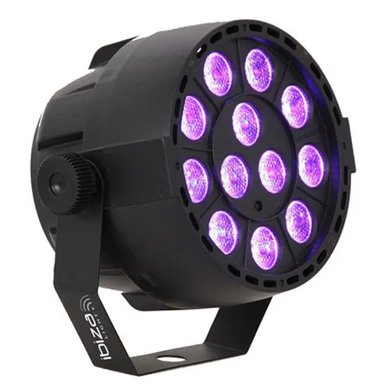 Proiector LED UV 12X2W cu microfon si DMX PAR-MINI-UV