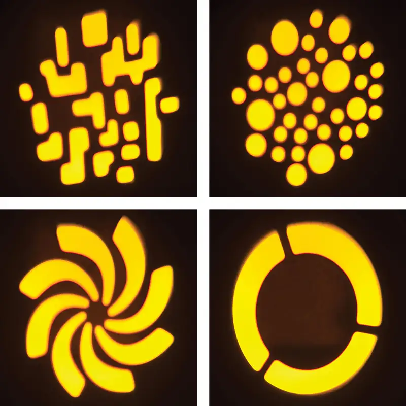 MOVING HEAD 10X1W LED-URI ALBE DMX512   PARTY-SPOT7