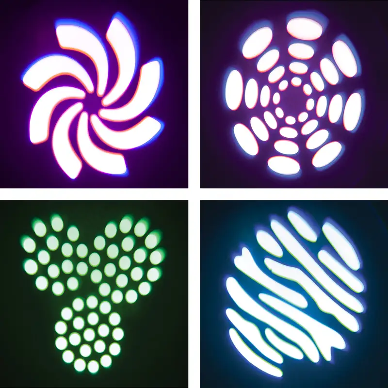 MOVING HEAD 10X1W LED-URI ALBE DMX512   PARTY-SPOT7