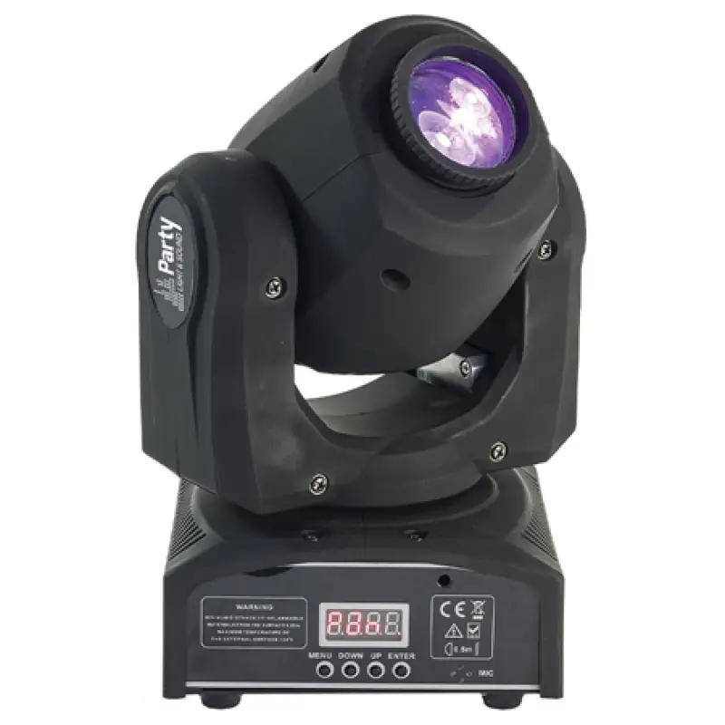 MOVING HEAD 10X1W LED-URI ALBE DMX512   PARTY-SPOT7