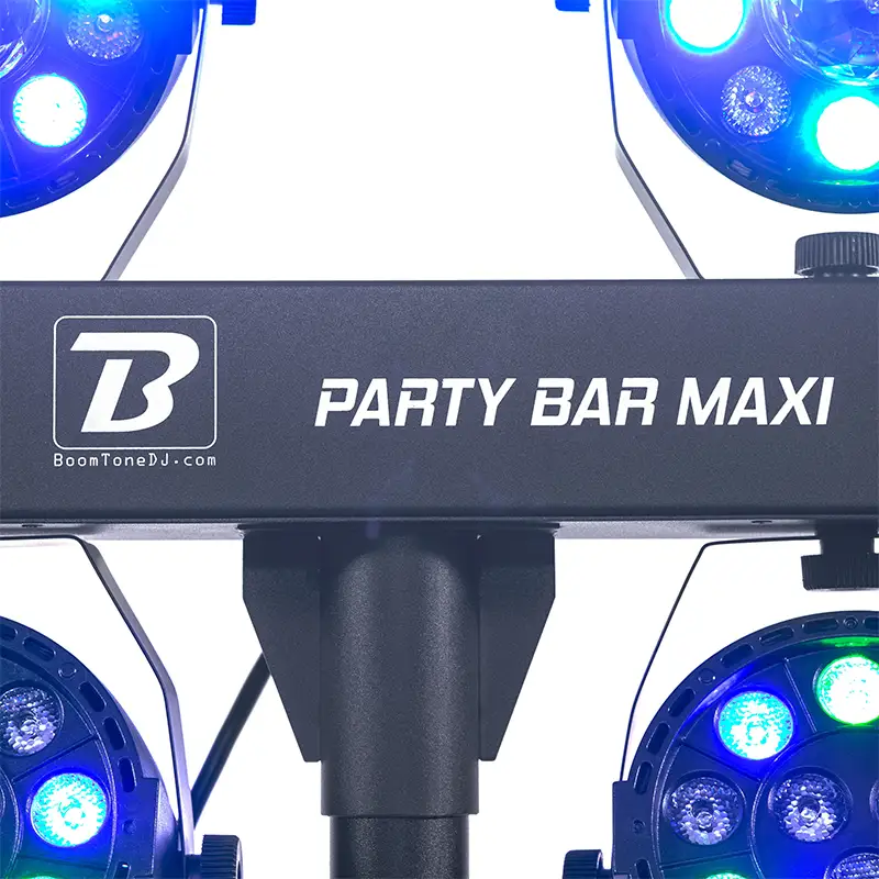Set 8 PAR-uri 12X1W RGBW + trepied si huse transport PARTYBARMAXI